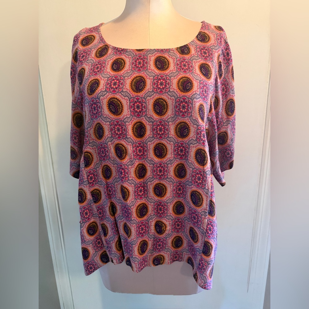 Maeve Anthropologie Patterned Women's Top